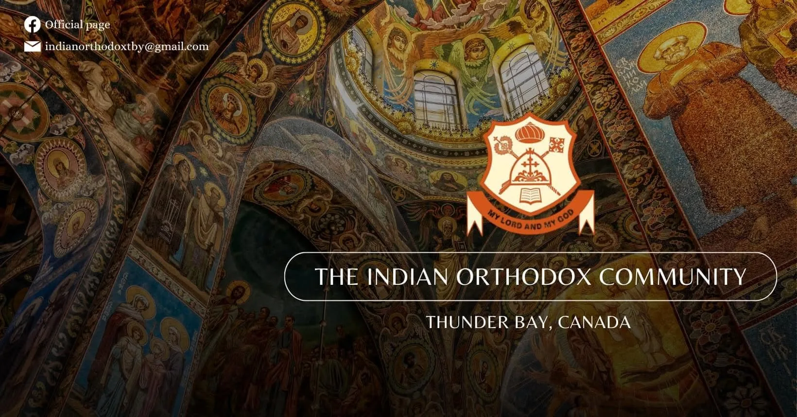 The Indian Orthodox Community, Thunder Bay — community banner graphic